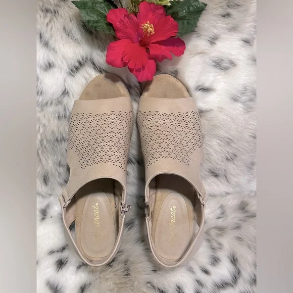 Easy Street Sandals with 2 inch heel - Picture 1 of 5